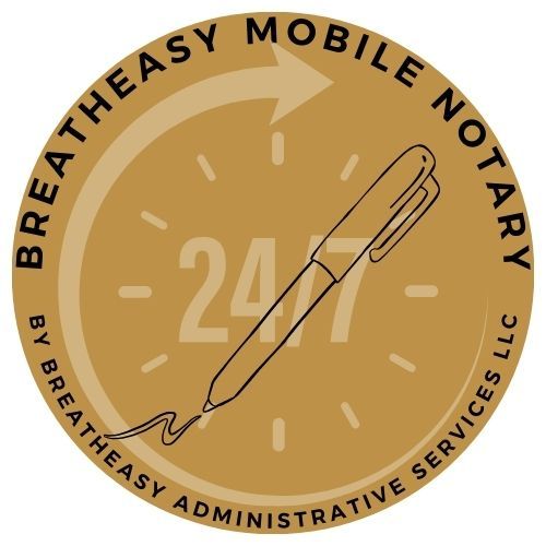 BreathEasy Mobile Notary by BreathEasy Administrative Services LLC