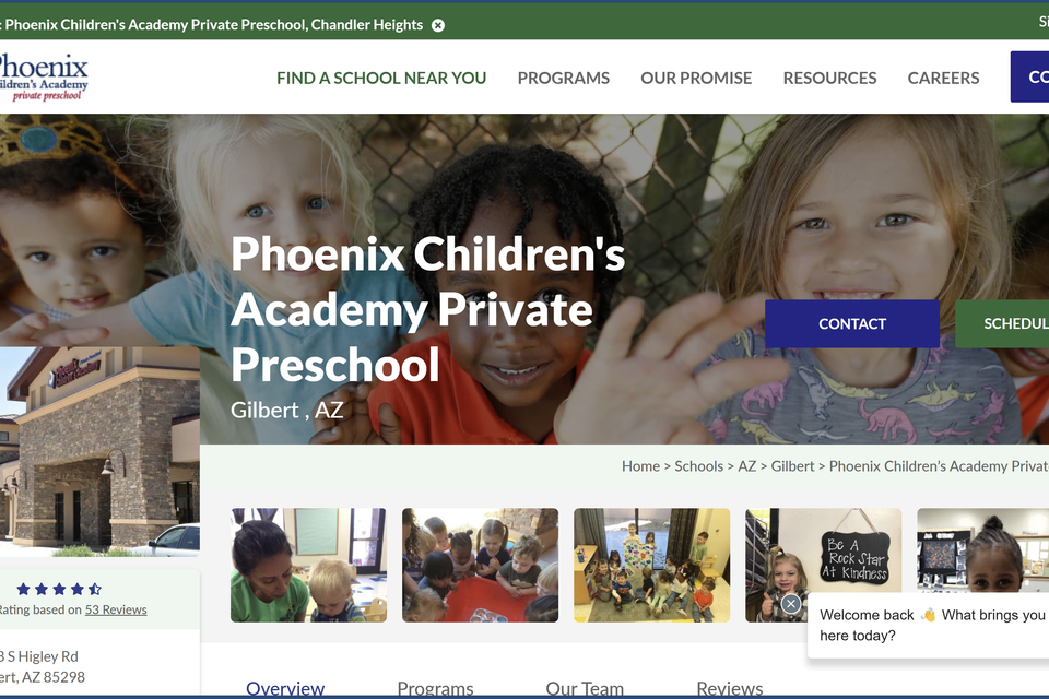 Phoenix children's academy   gilbert