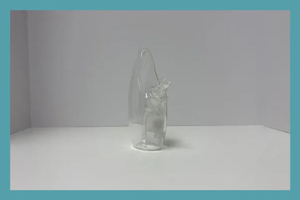 Grav Clear Classy Sleek Gal Water Pipe