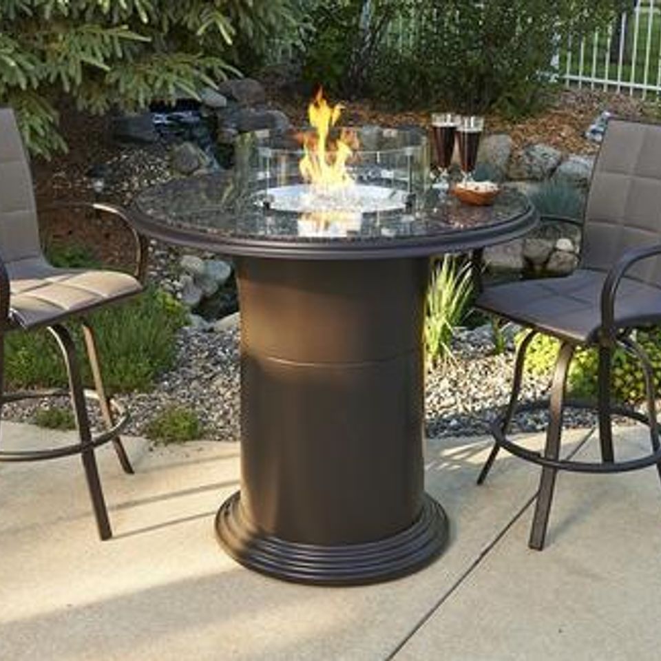 Outdoor fire pit outdoor greatroom round grand colonial fire table dining base height 6 large