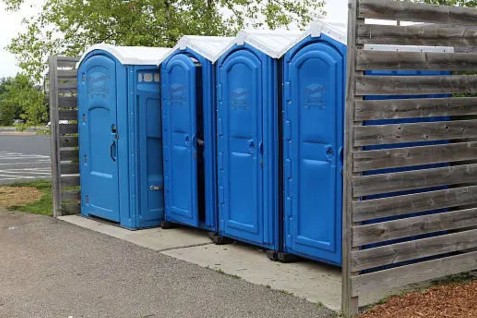 small porta potties