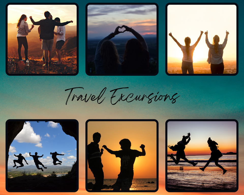Sisters legacy events travel excursion pic collage