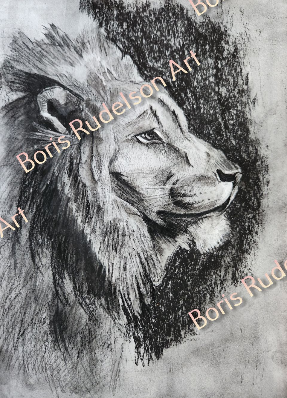 Pencil. Lion