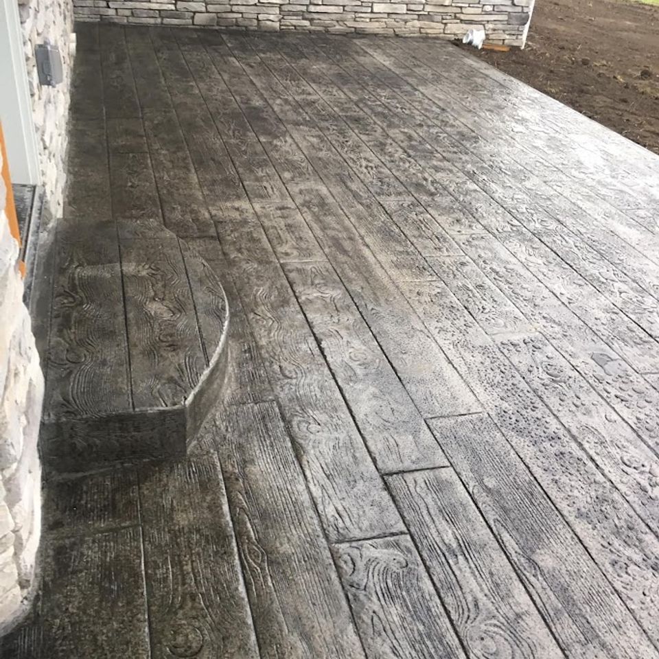 Stamped concrete