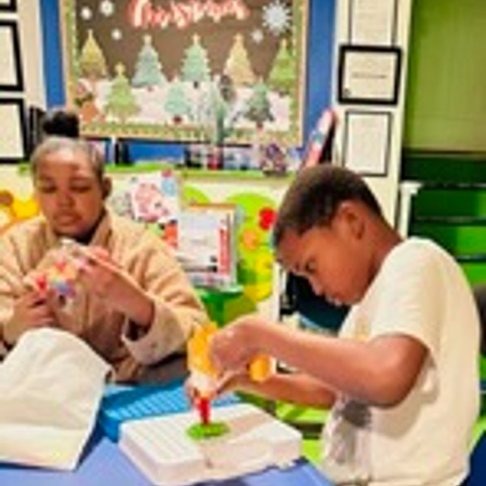 Children create brendas family daycare