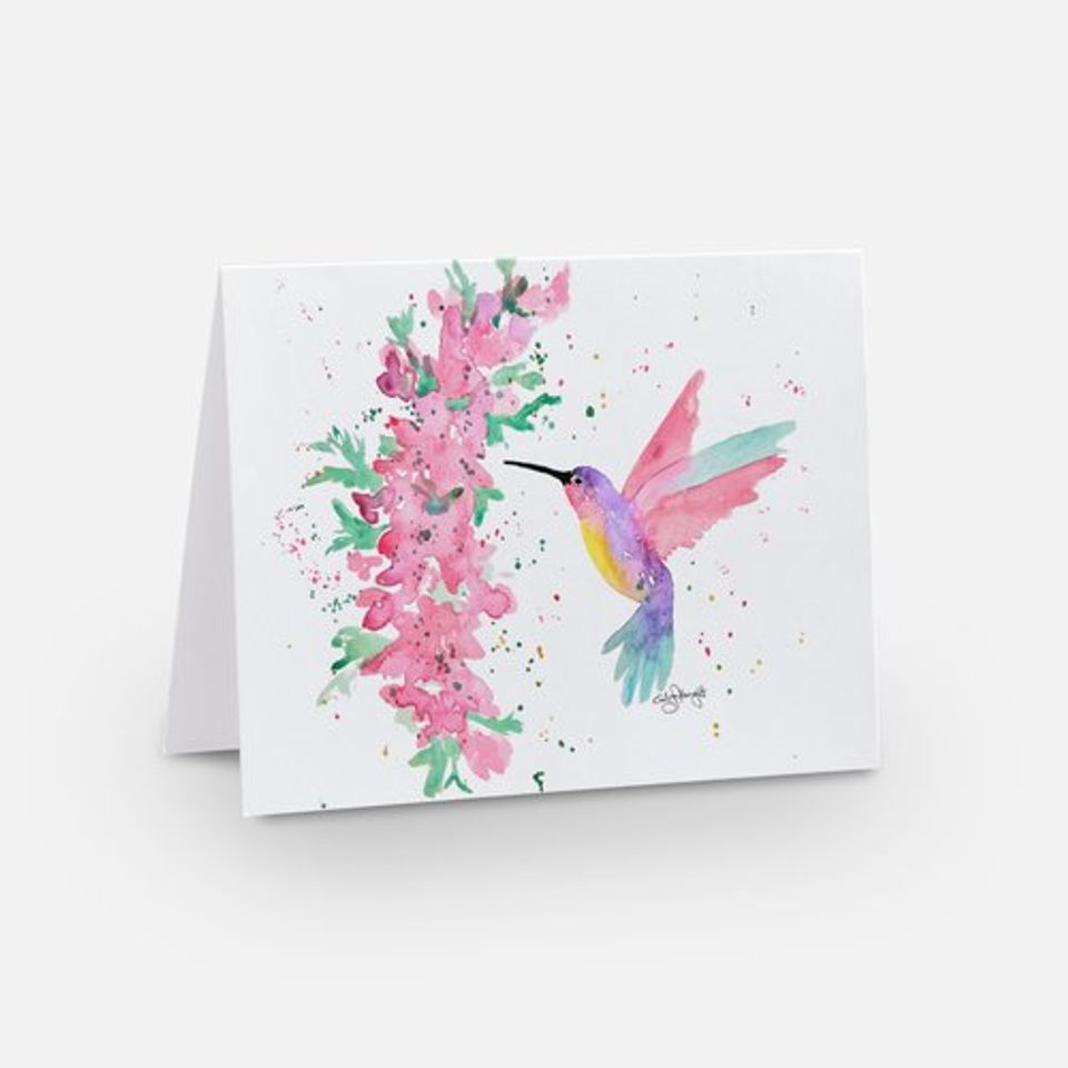 Hummingbird 1 notecard