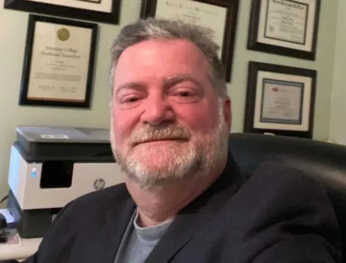 Dr. Charles Day in his office