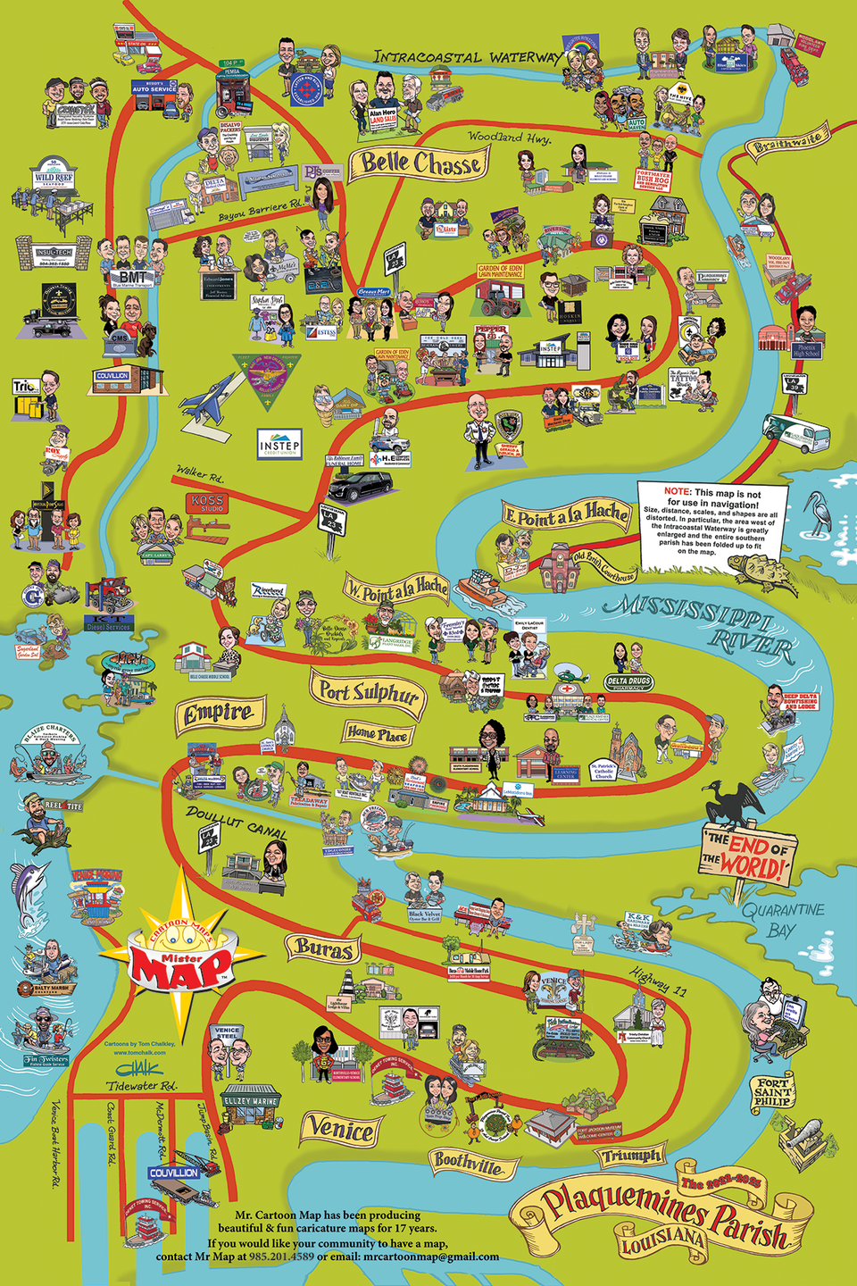 Plaquemines map 2022