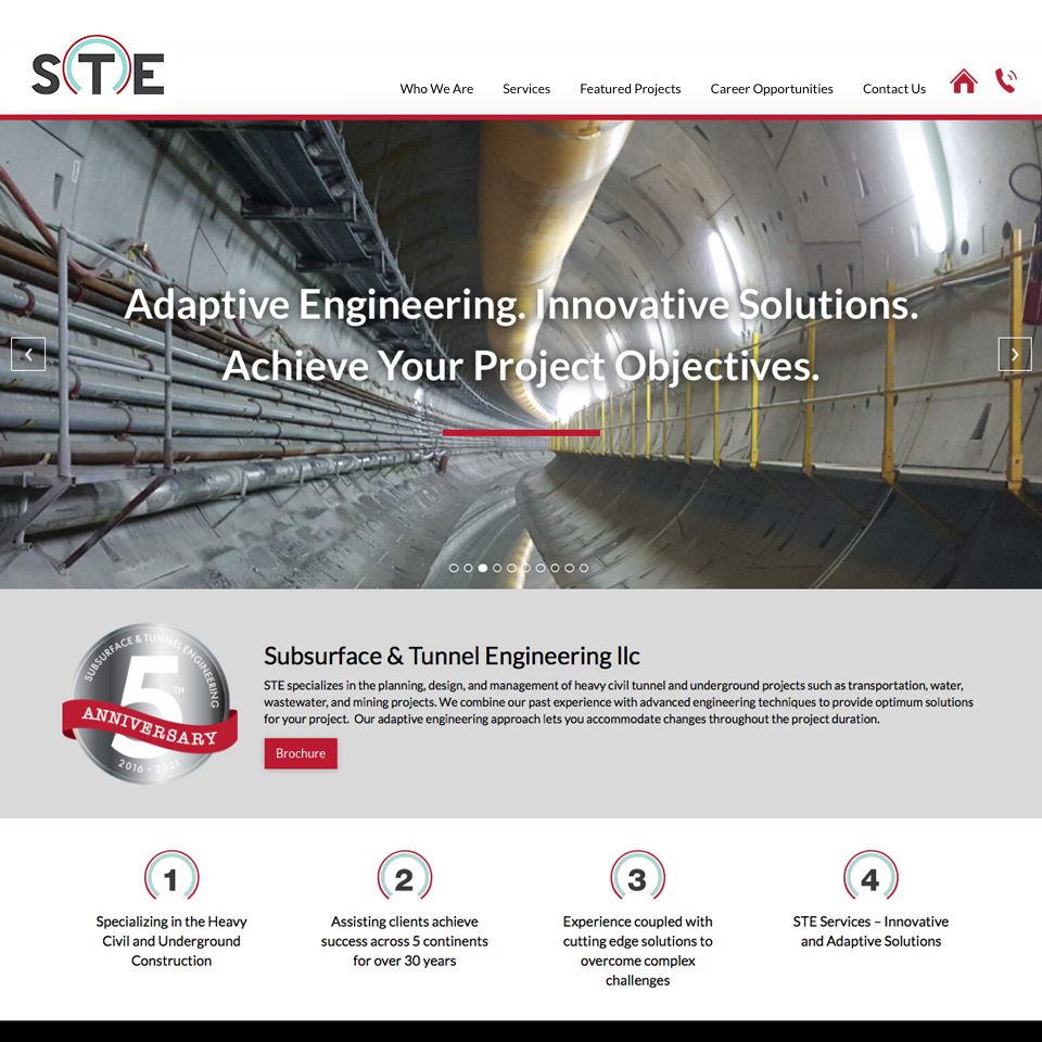 Ste homepage copy