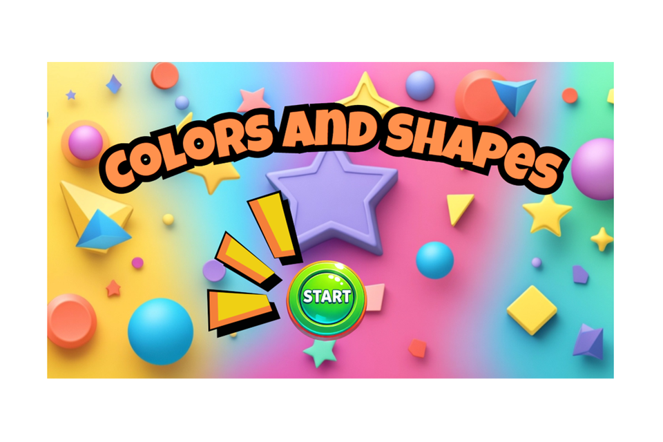 Colors   shapes   kids interactive quiz game