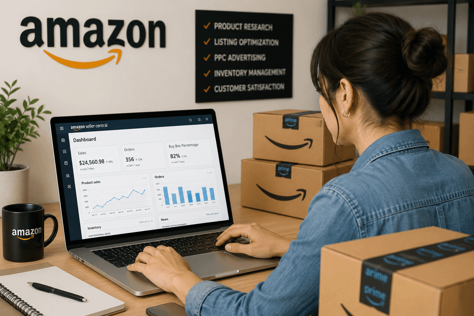 Amazon seller central managment