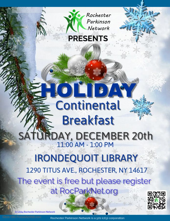 Holiday continental breakfast flyer 12202025