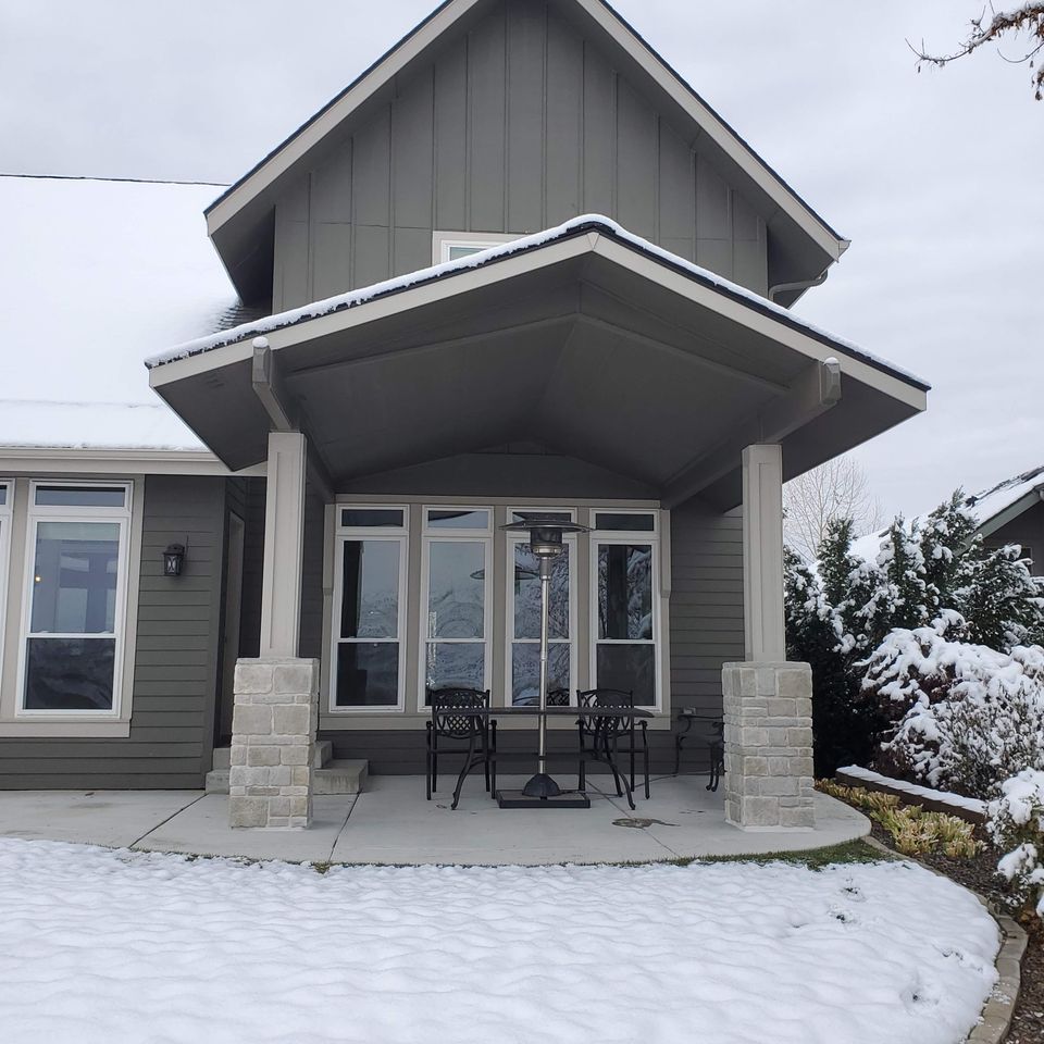 Paul Aubrey Enterprises Home Renovation Experts Covered Patio Construction and Paint Middleton ID