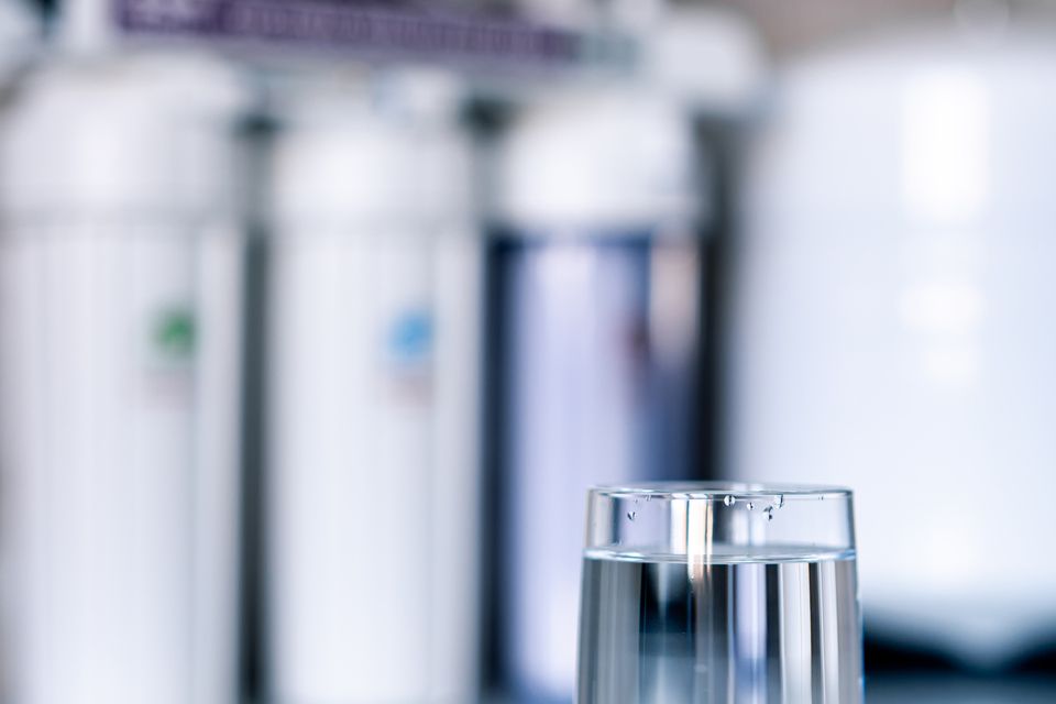 Glass of Water for Water Testing