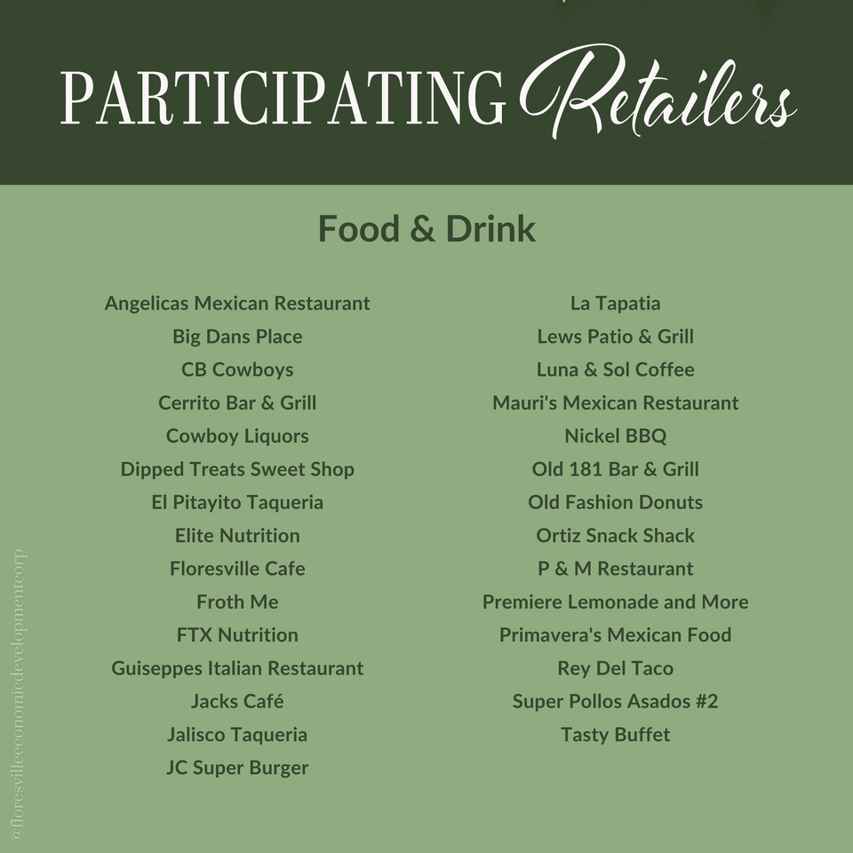 3participating retailers food