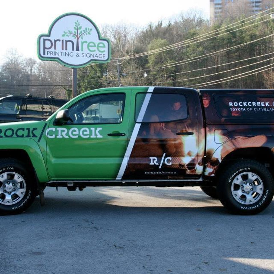 Rock creek truck wrap