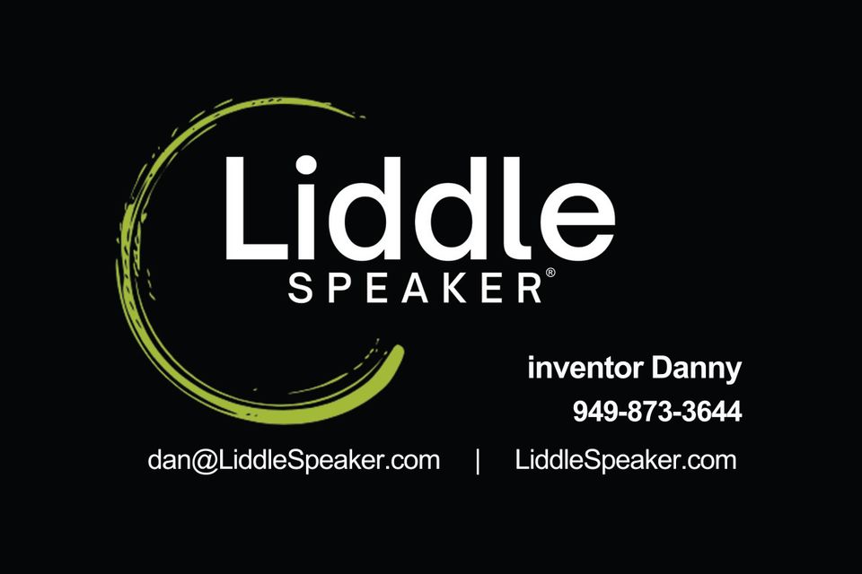 New liddle speaker buscard 3.5x2 front