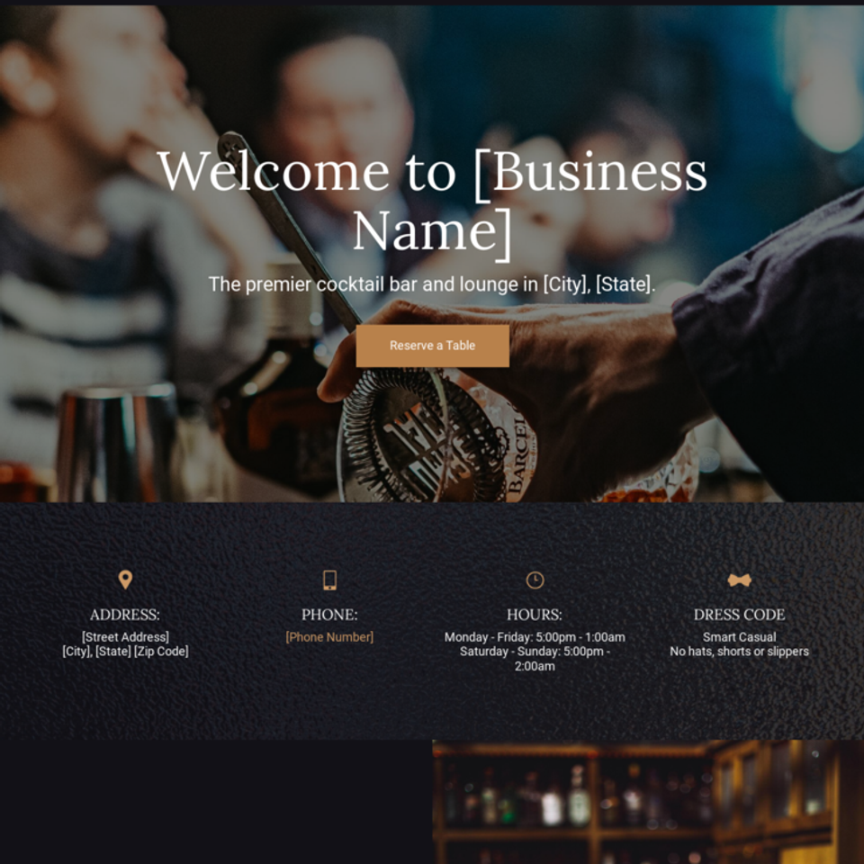 Bar lounge