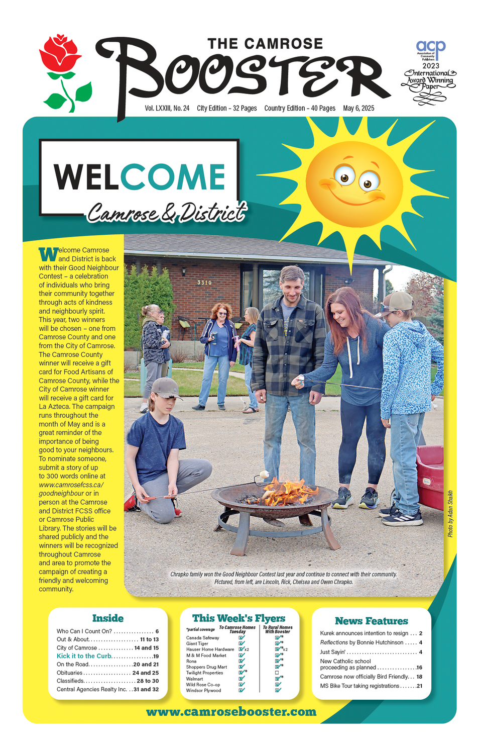 Camrose booster may 5