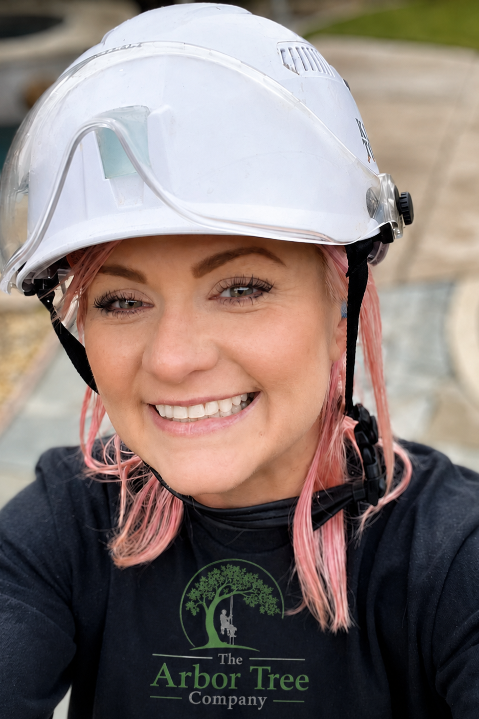 Family-owned tree care operations with Don's daughter assisting The Arbor Tree Service Company