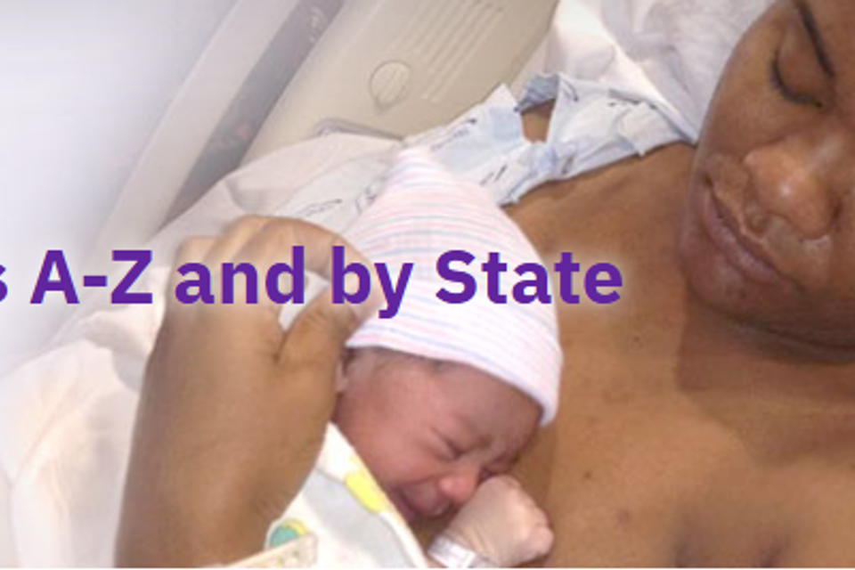 Baby friendly hospitals by state