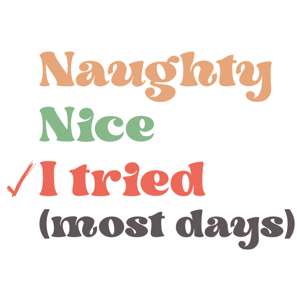 Seasons   christmas naughty nice i tried