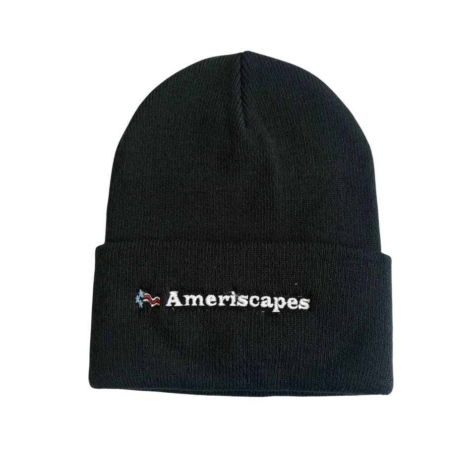 Black ameriscapes beanie
