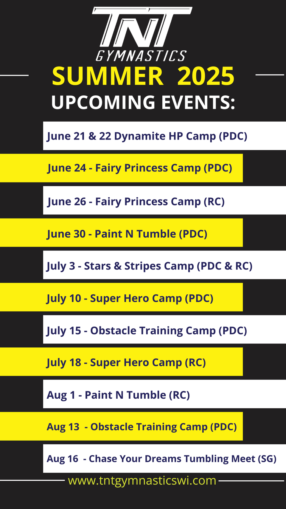 Blue yellow simple up coming event your story