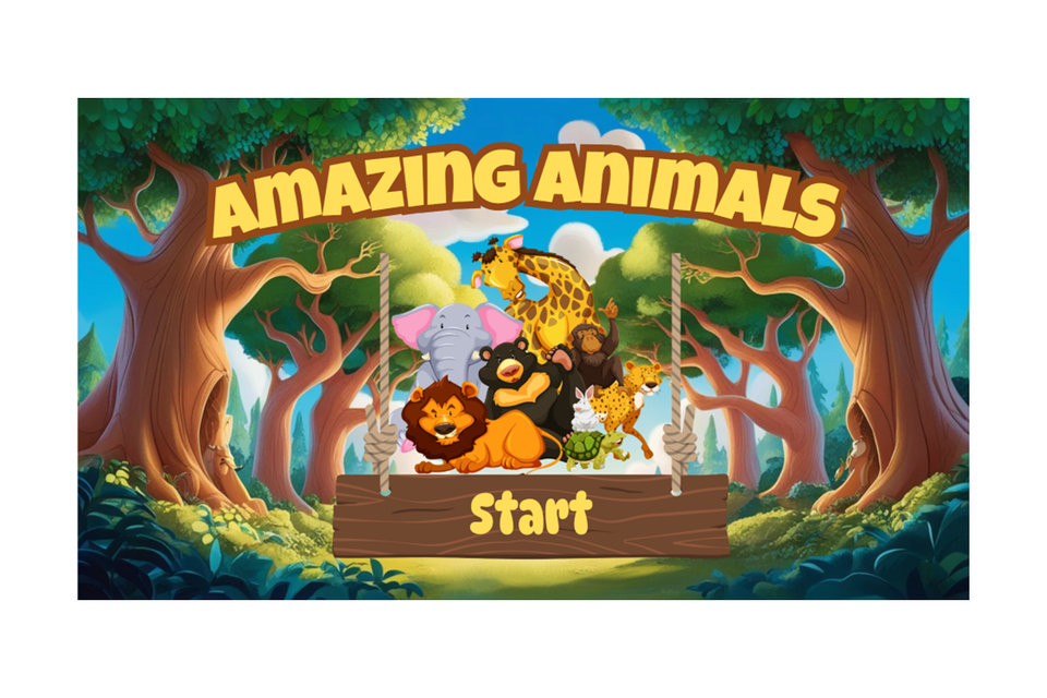 Amazing animals   kids interactive quiz game