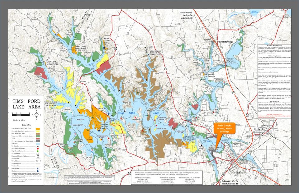 Tims ford lake map with twin creeks20161007 28006 lavq0o original