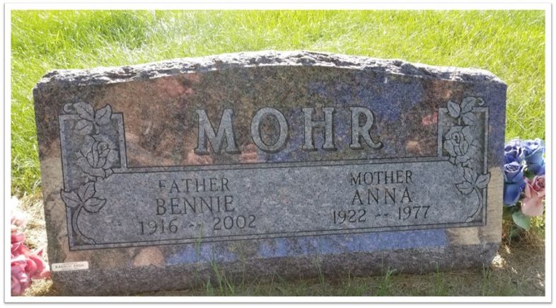 Ben and anna headstone