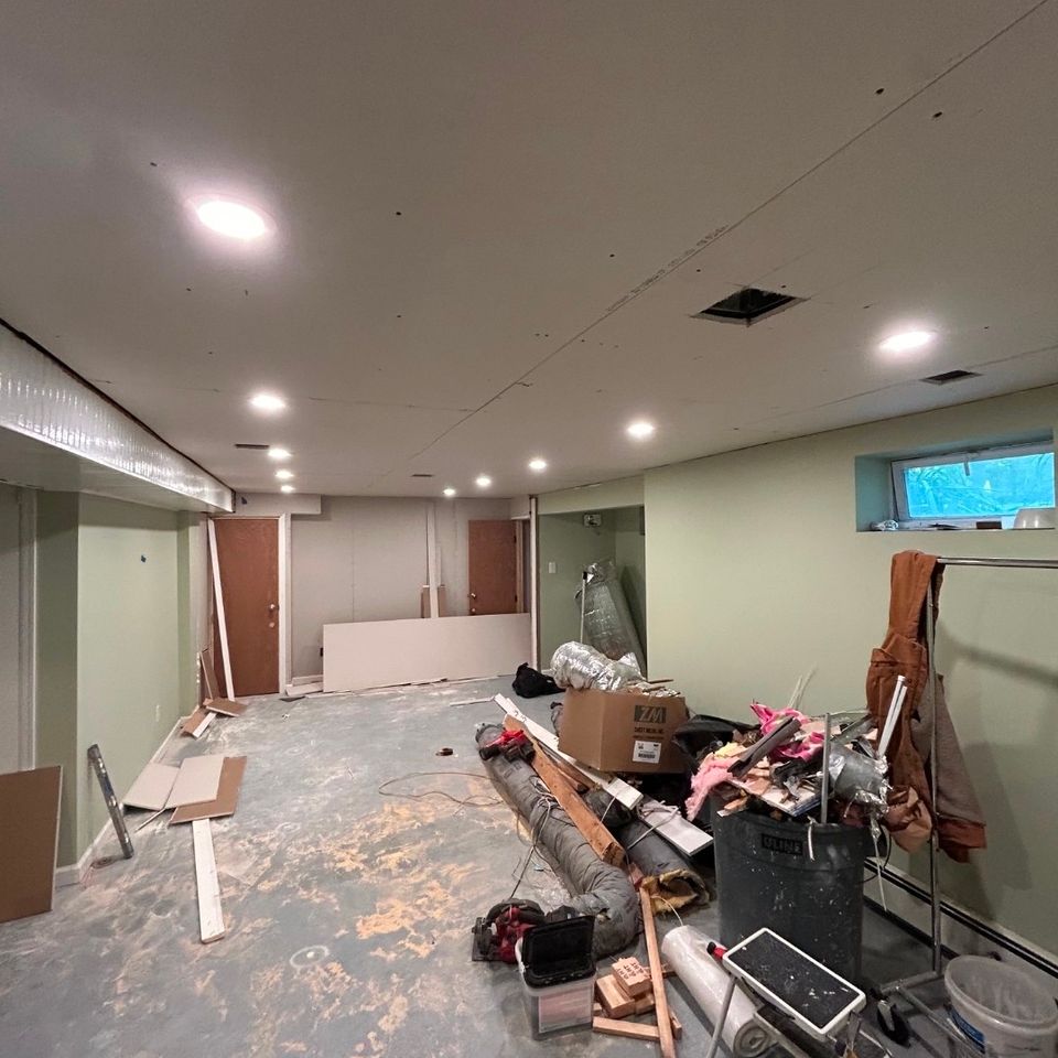 Drywall, spackle & paint job done by J.B.T Contracting of Suffolk County, NY