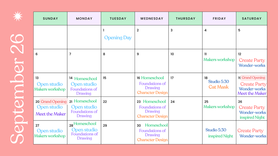 Pink minimalist september 2026 monthly calendar (1)
