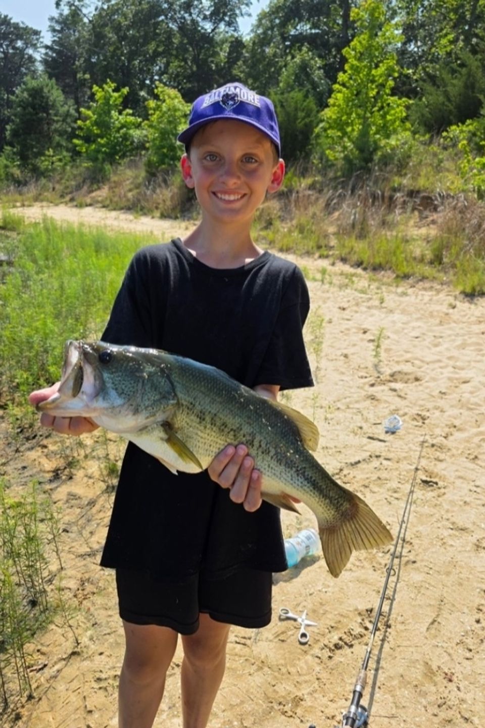 Twelve-year-old Nash Pidcock caught this 6.2-pound, Largemouth Bass in New Jersey
