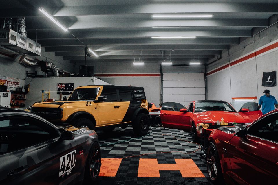 Vehicle Wraps garage display