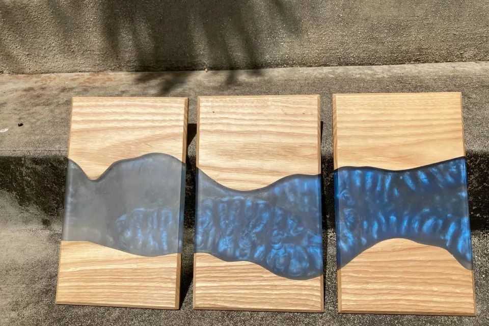 Resin and ash charcuterie board set of 3 1 51 2213198 175476927324869