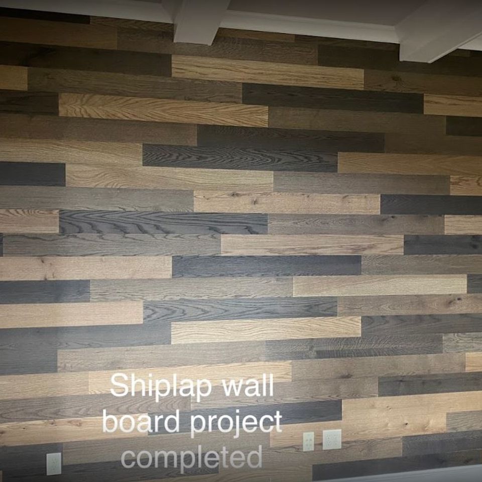 Interiror shiplap completed