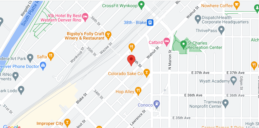 3555 Walnut Street Map
