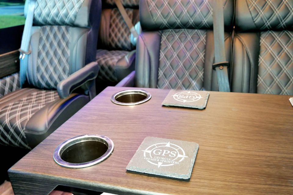 Interior bus 1 coaster 