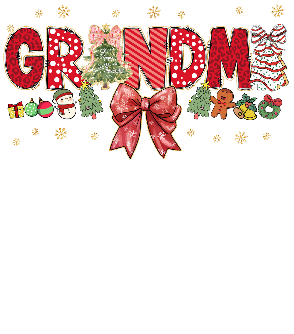 Seasons   christmas family bow grandma