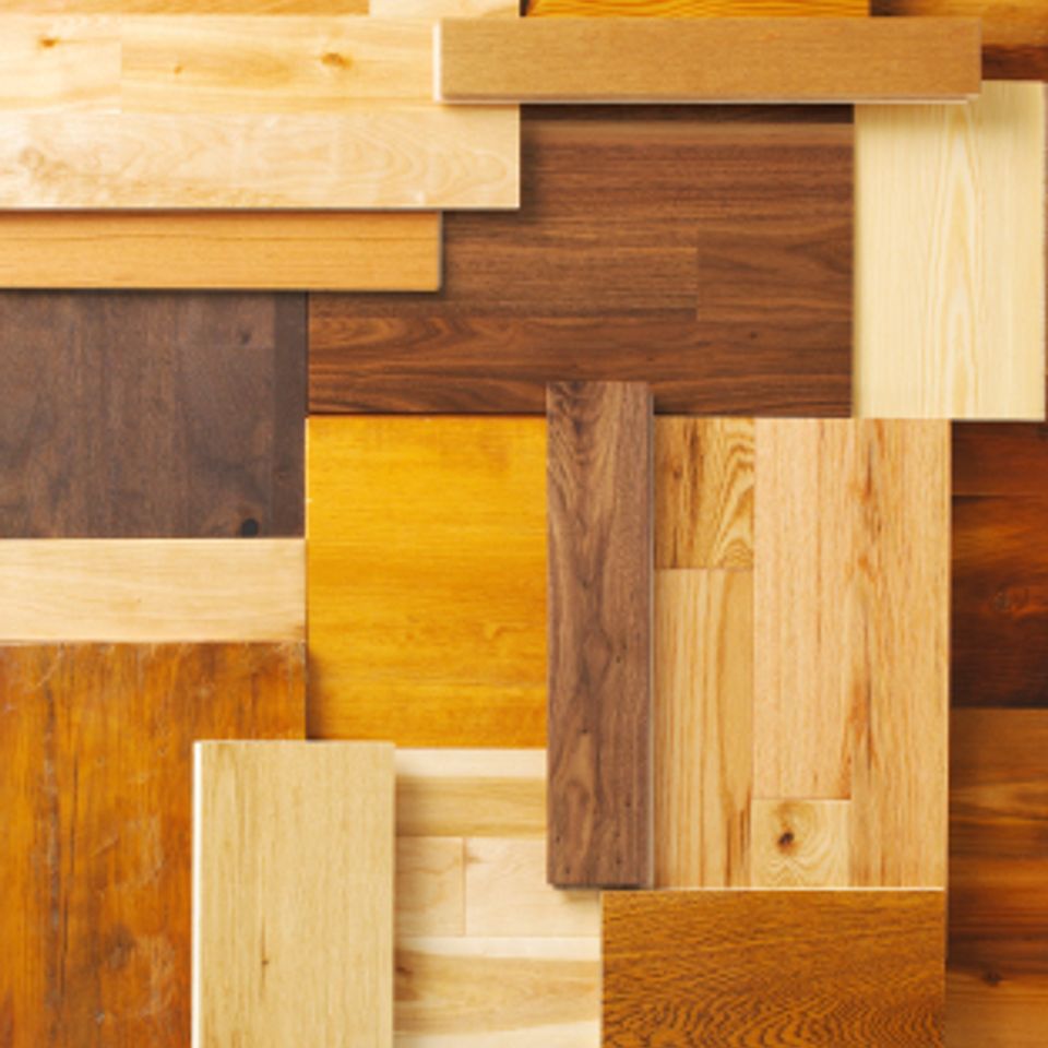 Hardwood floor samples options