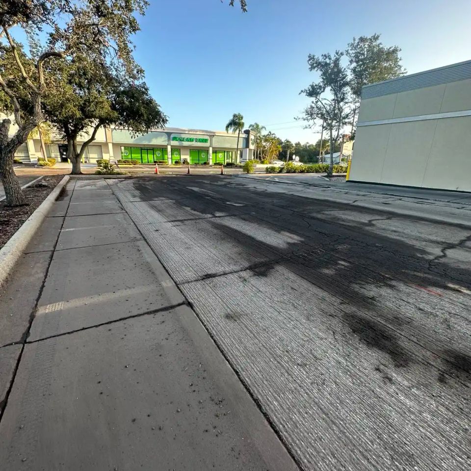 Palm bay asphalt striping 215