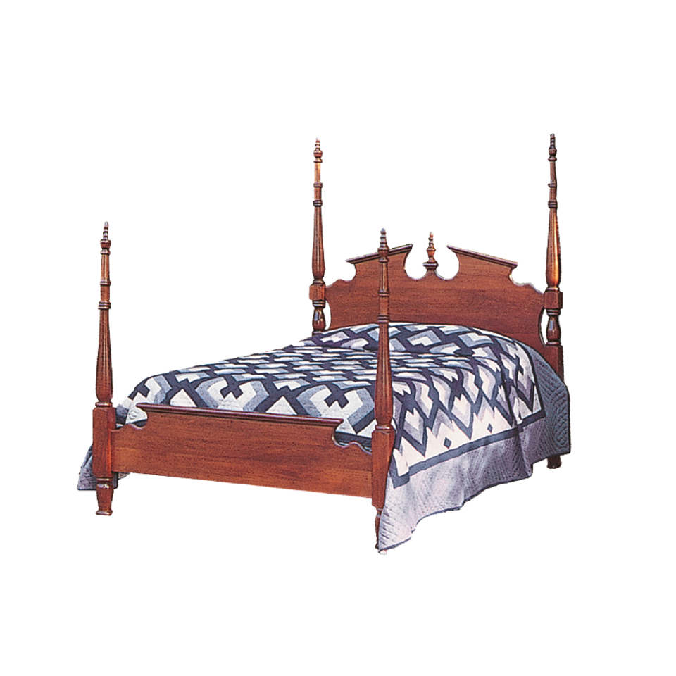 Pediment poster bed   203