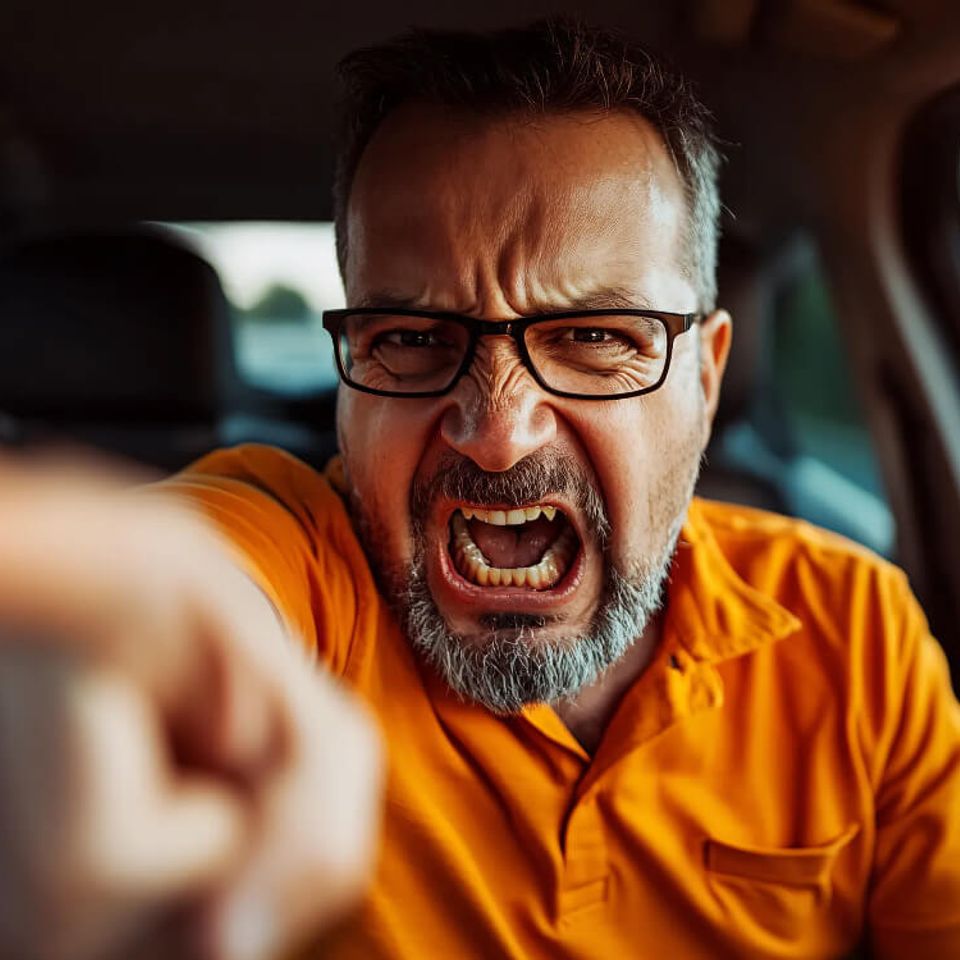 Angry driver
