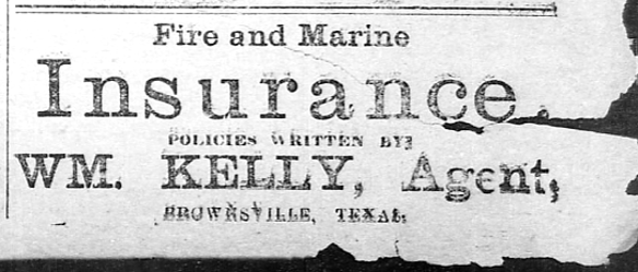Business advertisement in the brownsville herald