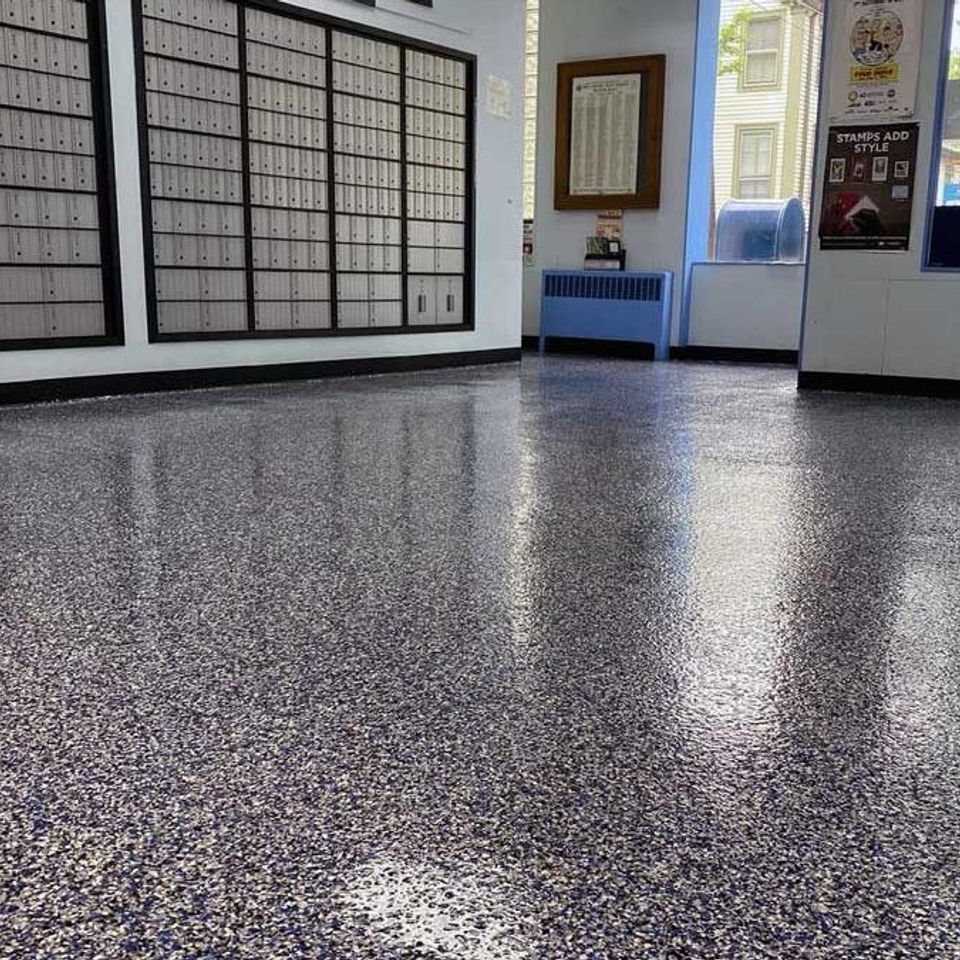 Flake epoxy floor coating 750x675
