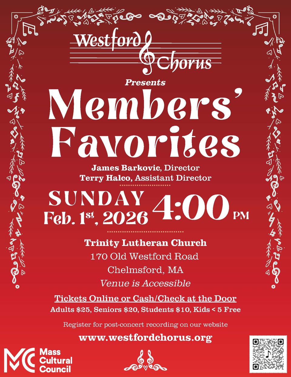 Westfordchorus poster