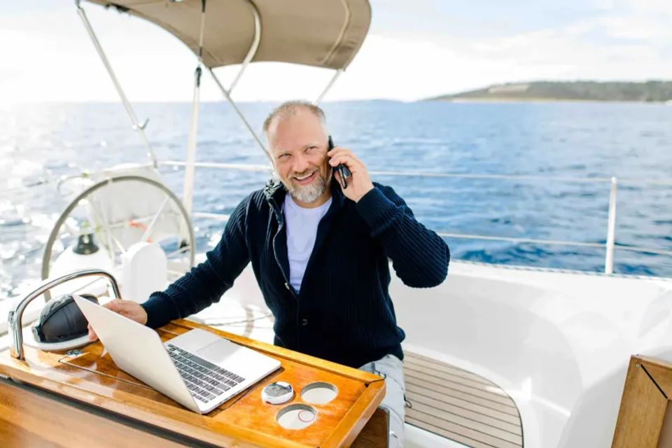 Entrepreneur boat