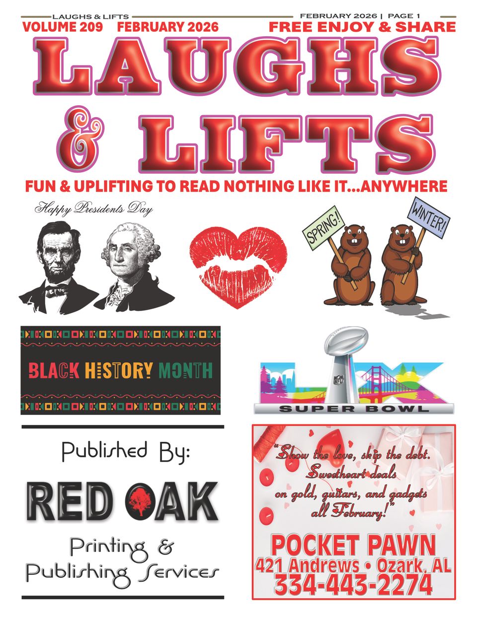 Laughs and lifts february 2026 cover 1