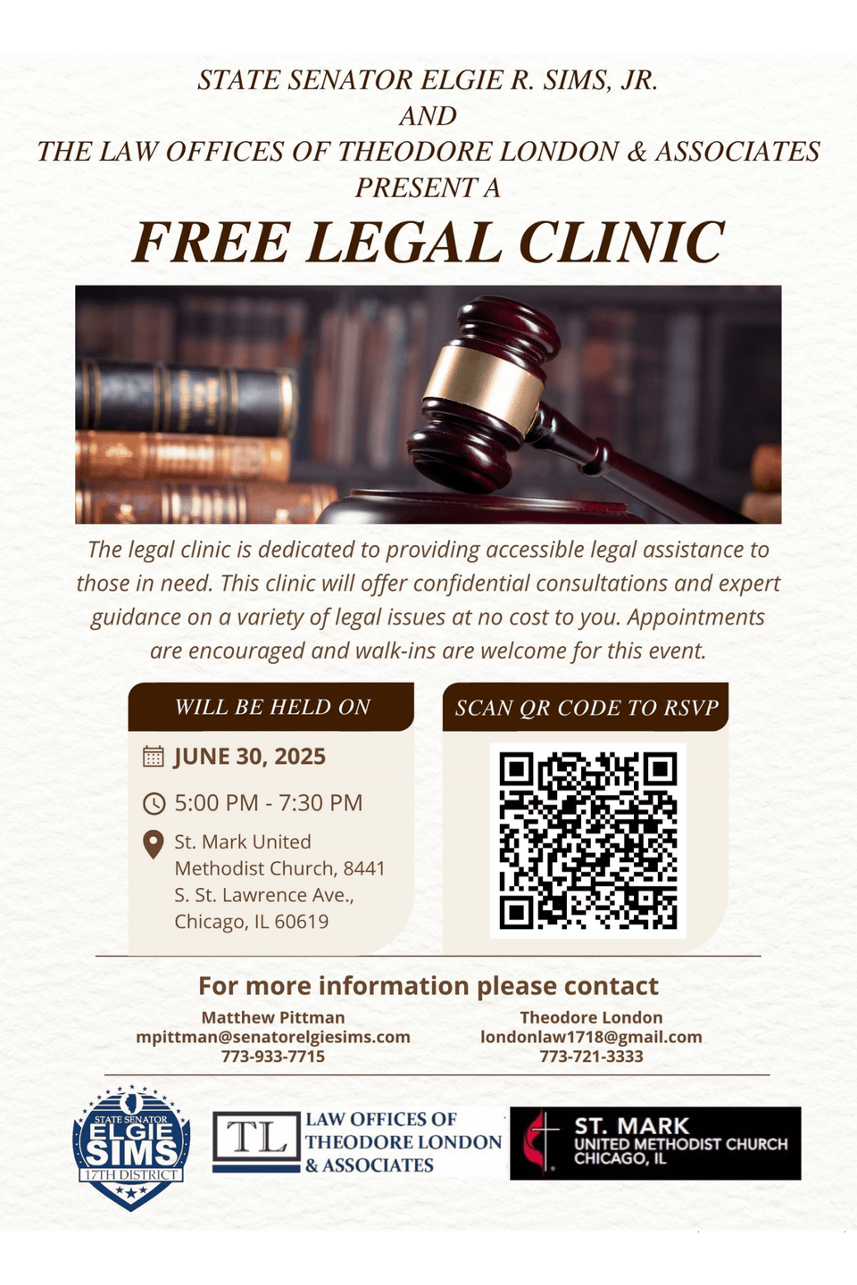 Free legal clinic june 30th